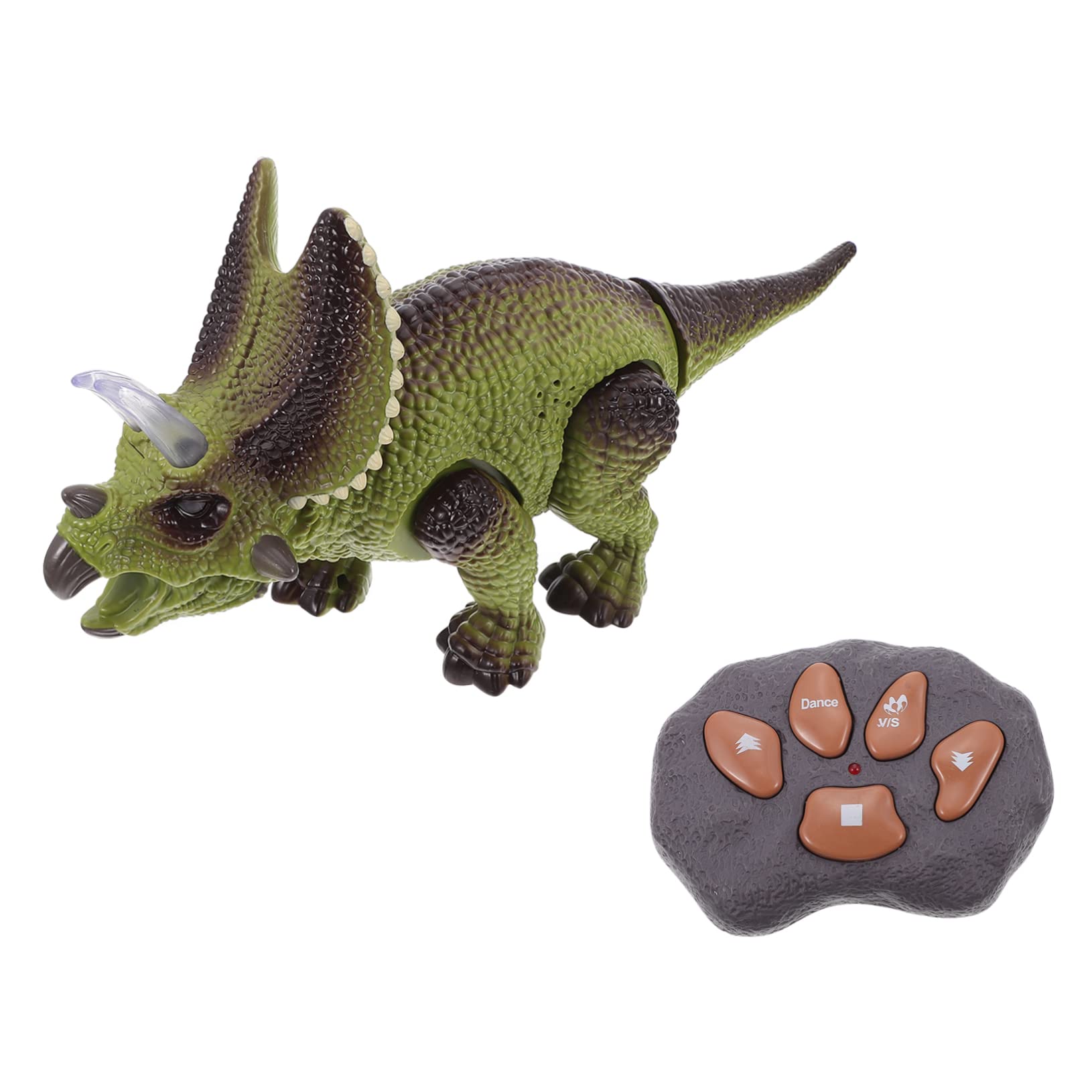 Amazon.co.jp: FELTECHELECTR リモコン式電動トリケラトプス歩く恐竜